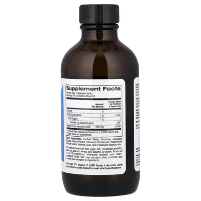 Вітамін C для дітей California Gold Nutrition Kids Gold C рідкий смак апельсин, 118 мл