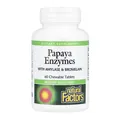 Ферменти папаї Natural Factors Papaya Enzymes, 60 жувальних таблеток