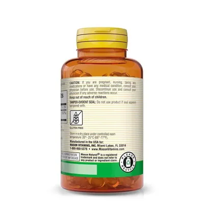 Вітамін D3 Mason Natural Vitamin D3 400 МО, 100 гелевих капсул