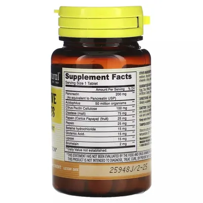 Травні ферменти Mason Natural Digestive Enzymes, 90 таблеток