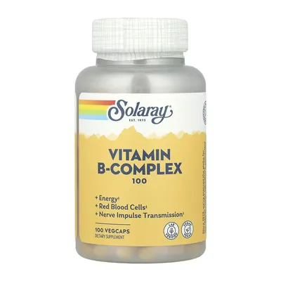 Вітаміни групи В Solaray Vitamin B-Complex 100 вег. капсули №100