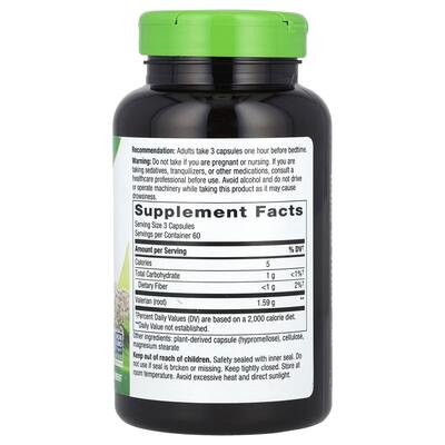 Валеріана корінь Nature's Way Valerian 1590 мг, 180 веганських капсул