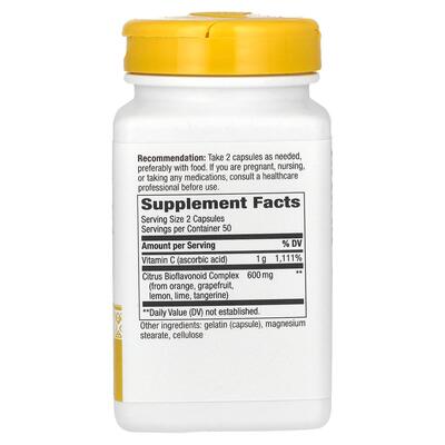 Витамин С Nature's Way Vitamin C 1000 мг, 100 капсул