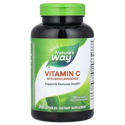 Витамин C Nature's Way Vitamin C Bioflavonoids 1000 мг, 250 капсул