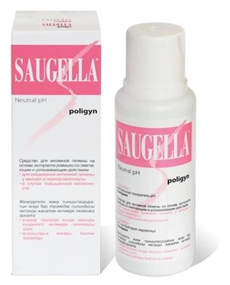 Мыло жидкое Saugella Poligyn для интимной гигиены с экстрактом ромашки, 250 мл