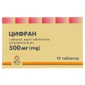 Цифран таблетки, п/о по 500 мг №10