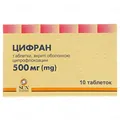 Цифран таблетки, в/о по 500 мг №10