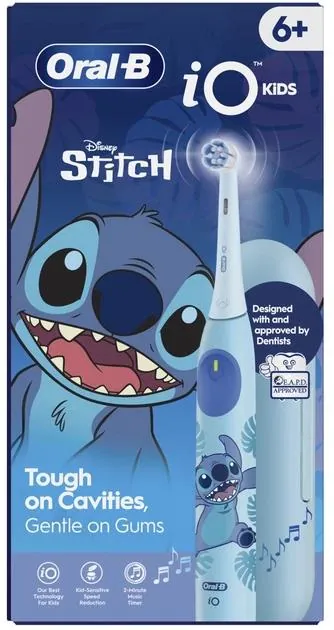 Електрична зубна щітка Braun Oral-B iO Kids Disney's Стіч дитяча вік 6+