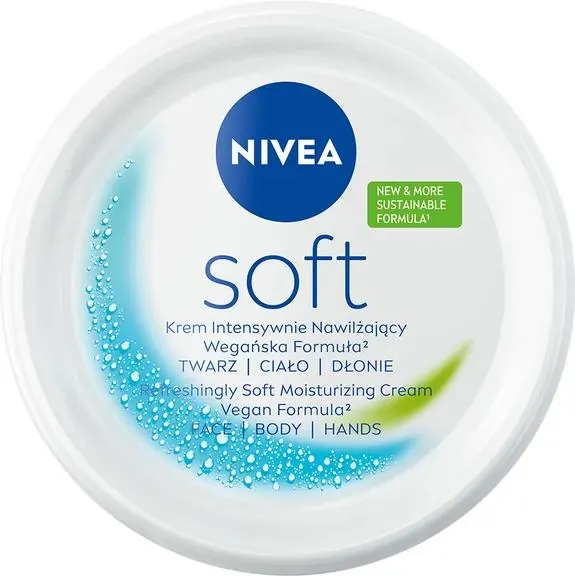 Крем для обличчя, рук і тіла Nivea Soft інтенсивно зволожуючий, 300 мл