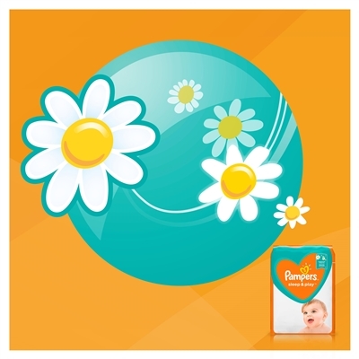 Підгузки дитячі Pampers Sleep & Play розмір 4, 9-14 кг, 68 шт