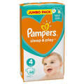 Підгузки дитячі Pampers Sleep & Play розмір 4, 9-14 кг, 68 шт