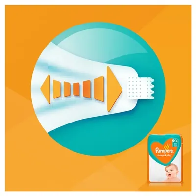 Підгузки дитячі Pampers Sleep & Play розмір 3, 6-10 кг, 58 шт