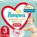 Подгузники-трусики Pampers Premium Care Pants детские размер 3, 6-11 кг, 28 шт