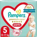 Підгузки-трусики Pampers Premium Care Pants дитячі розмір 5, 12-17 кг, 20 шт