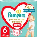 Подгузники-трусики Pampers Premium Care Pants детские размер 6, 15+ кг, 18 шт