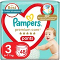 Підгузки-трусики Pampers Premium Care Pants дитячі розмір 3, 6-11 кг, 48 шт