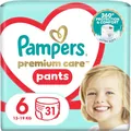 Підгузки-трусики Pampers Premium Care Pants дитячі розмір 6, 13-19 кг, 31 шт