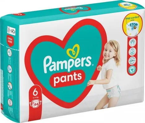 Підгузки-трусики Pampers Pants Active Baby дитячі розмір 6, 13-19 кг, 44 шт