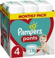 Підгузки-трусики Pampers Pants Active Baby дитячі розмір 4, 9-15 кг, 176 шт