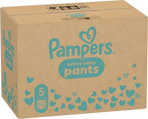 Підгузки-трусики Pampers Pants Active Baby дитячі розмір 5, 11-17 кг, 152 шт