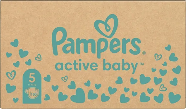 Підгузки дитячі Pampers Active Baby розмір 5, 11-16 кг, 150 шт