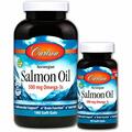 Жир Лосося Carlson Labs Norwegian Salmon Oil Норвежская серия 500 мг, 180 + 50 капсул