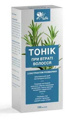 Тоник Ключи Здоровье при потере волос с экстрактом розмарина, 100 мл