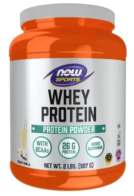 Протеїн сироватковий змішаний Now Sports Whey Protein ваніль, 907 г