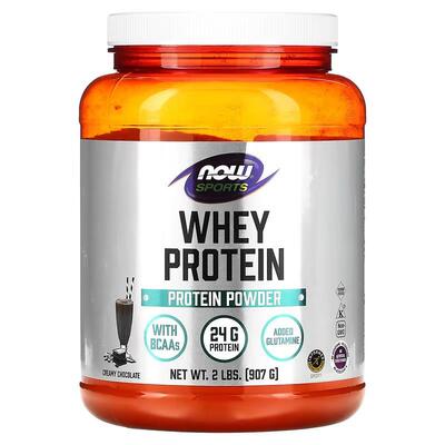 Протеин NOW Whey Protein шоколад, 907 г