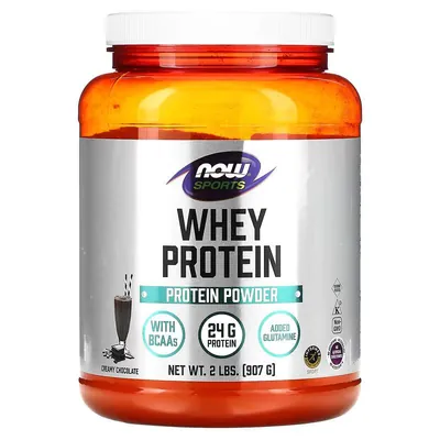 Протеїн сироватковий змішаний Now Sports Whey Protein вершки-шоколад, 907 г