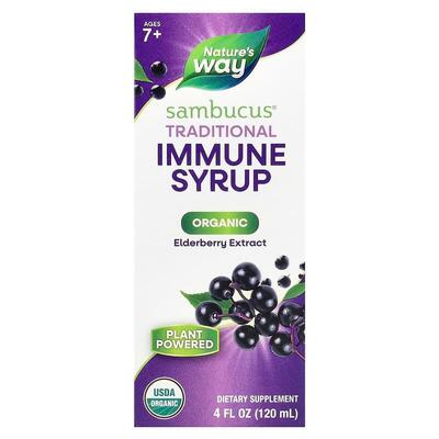 Сироп черная бузина Nature's Way Organic Sambucus Original, 120 мл