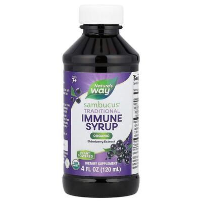 Сироп черная бузина Nature's Way Organic Sambucus Original, 120 мл
