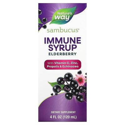Сироп черная бузина Nature's Way Sambucus Immune Syrup, 120 мл
