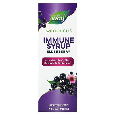 Сироп черная бузина Nature's Way Sambucus Immune Syrup, 240 мл