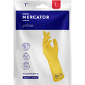 Рукавички господарські Mercator Yellow латексні, жовті, розмір L, 1 пара