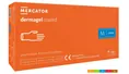 Рукавички оглядові Mercator Dermagel Coated латексні непудровані, розмір XL, нестерильні, білі, 100 штук