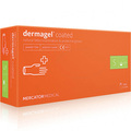 Перчатки смотровые Mercator Medical Dermagel Coated латексные неопудренные, размер S, нестерильные, 100 штук
