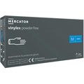 Перчатки смотровые Mercator Vinylex Powder Free виниловые неопудренные, размер M, нестерильные прозрачные, 100 штук
