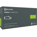 Перчатки смотровые Mercator Vinylex Powder Free виниловые неопудренные, размер S, нестерильные прозрачные, 100 штук