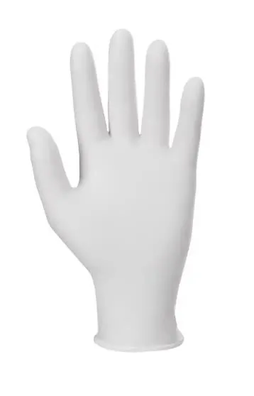 Рукавички оглядові Mercator Nitrylex Classic White нітрилові непудровані, розмір S, нестерильні, білі, 100 штук