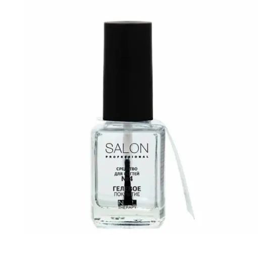 Засіб для нігтів Salon Professional №4 Гелеве покриття, 12 мл