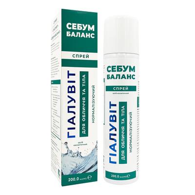 Спрей для лица и тела Гиалувит Себум Баланс нормализующий, 200 мл