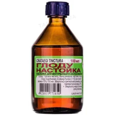 Глоду настойка по 100 мл у флак.