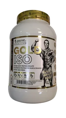 Протеїн сироватковий ізолят Kevin Levrone Gold Iso дубайський шоколад, 908 г