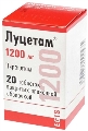 Луцетам таблетки, в/плів. обол. по 1200 мг №20 у флак.
