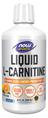 Аминокислота L-Карнитин NOW L-Carnitine Liquid 1000 мг цитрус, 946 мл