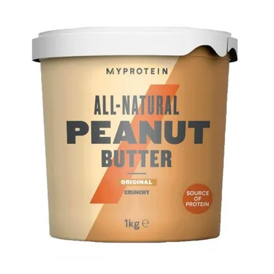 Арахісова паста MyProtein All-Natural Peanut Butter кранч, 1000 г