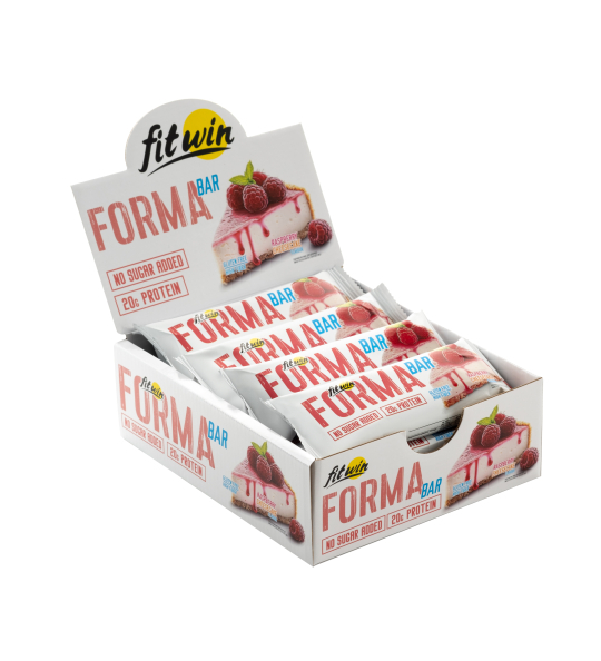 Батончик FitWin Forma Bar малиновый чизкейк, 12 шт по 60 г