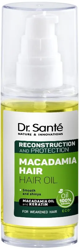 Олія для волосся Dr.Sante Macadamia Hair Відновлення та захист, 50 мл