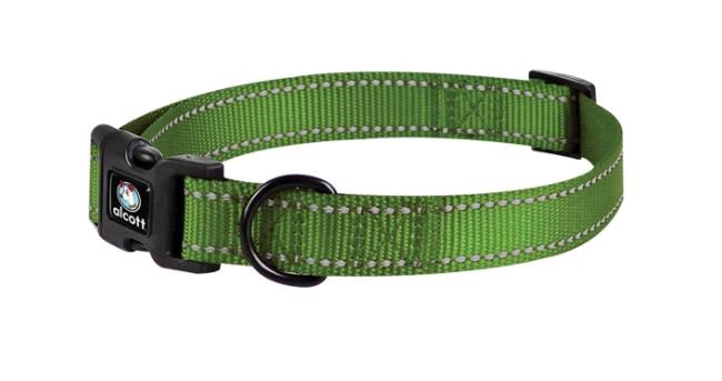 Ошейник Alcott 100345 размер M 35-50 см, неопреновый, зеленый